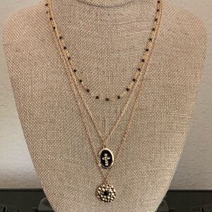 Multi-layer Cross Necklace